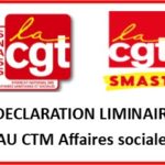 Déclaration liminaire au CTM du 18 mai 2021